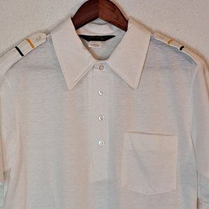 Swingster Polo Shirt Kent Golden Lights Cigarette Advertisement Mens Medium NWOT